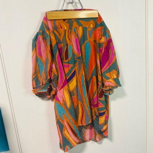 NEW WITH TAGS RACHEL Rachel Roy XL Floral Top - Picture 4 of 6